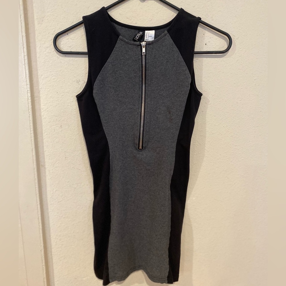 H&M Dress, Black/Gray, Size US 4